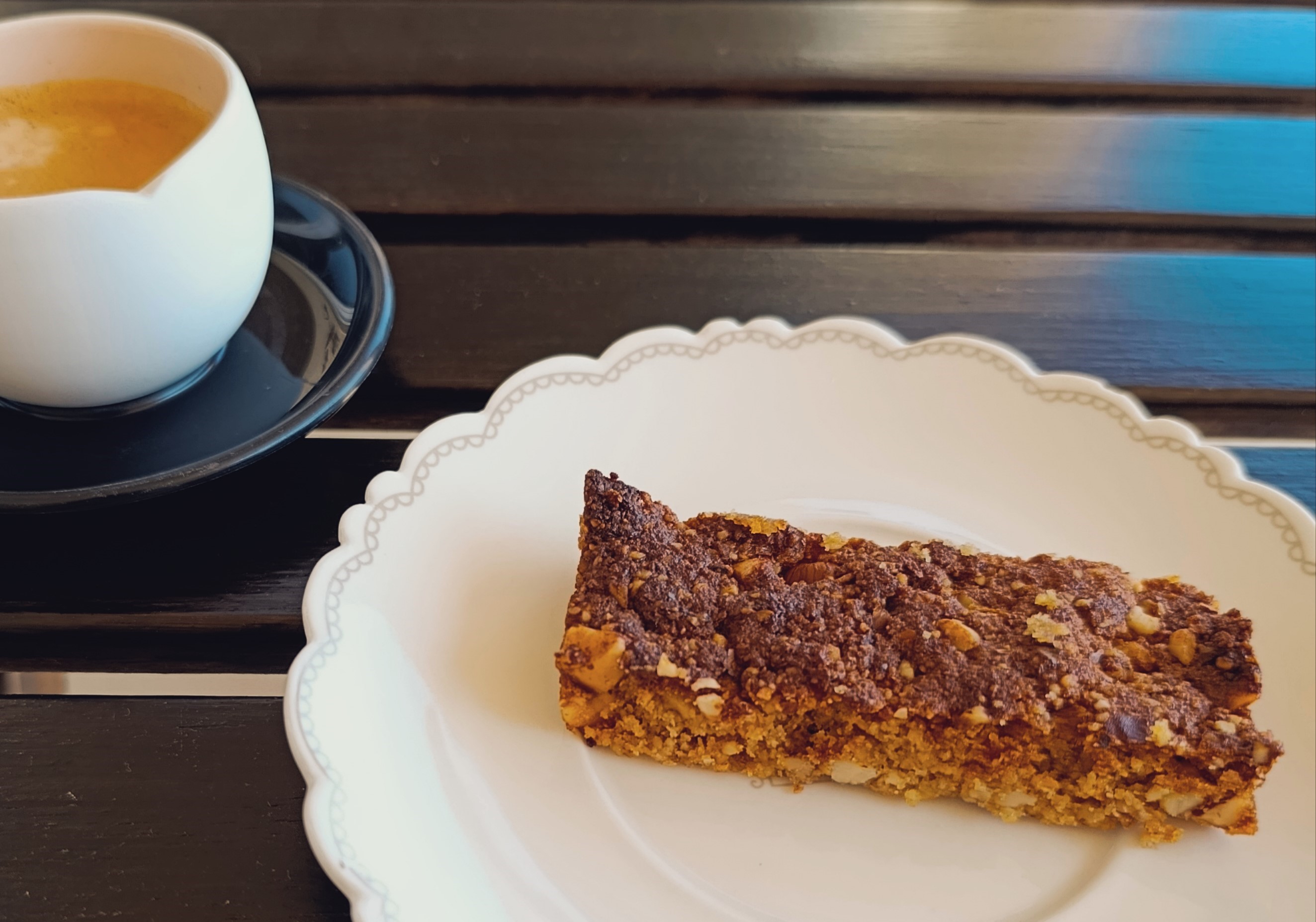 Barritas de laranja e castanha