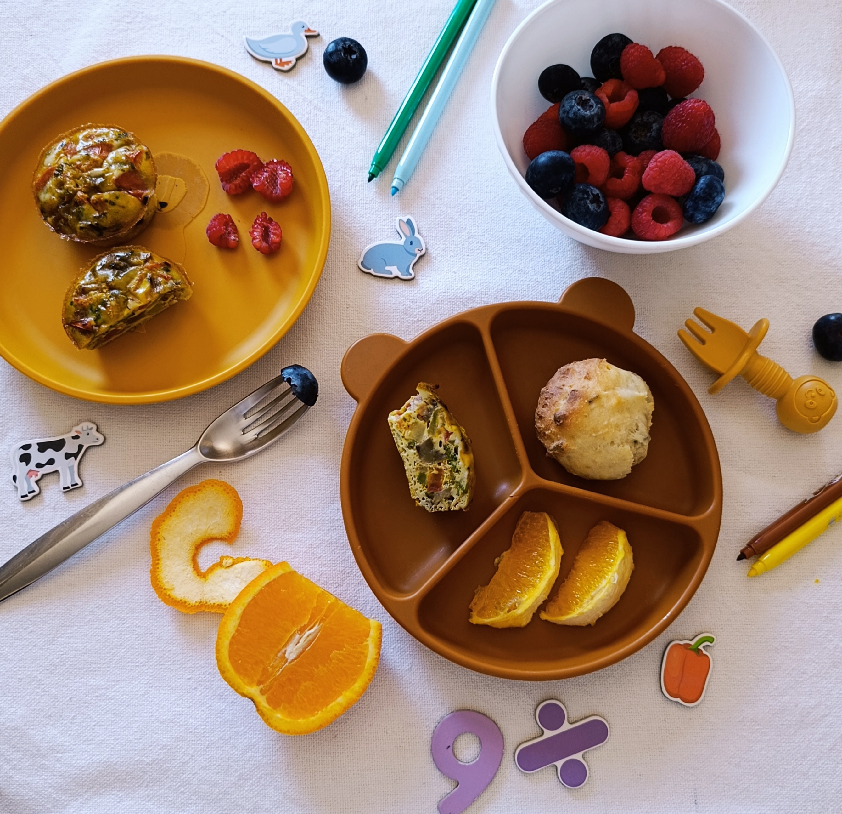 Pães de iogurte e sementes de girassol