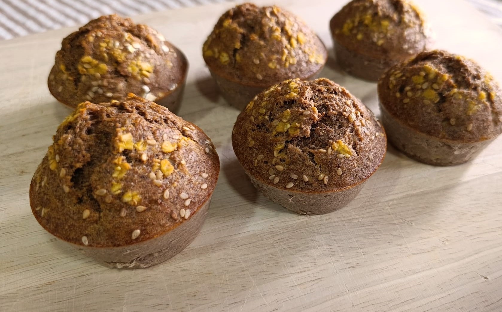 Muffins de pêra