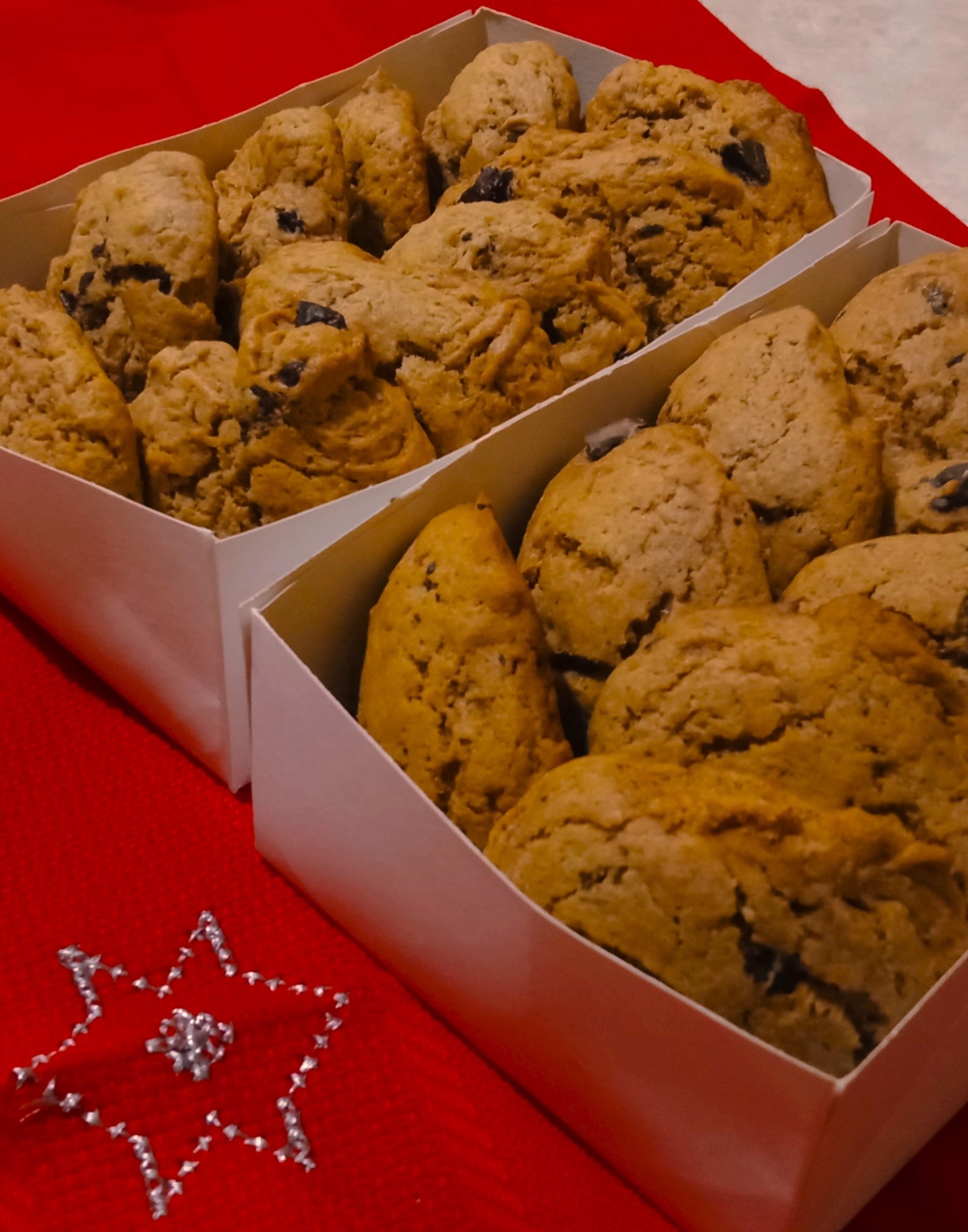 Cookies vegan de abóbora e chocolate negro